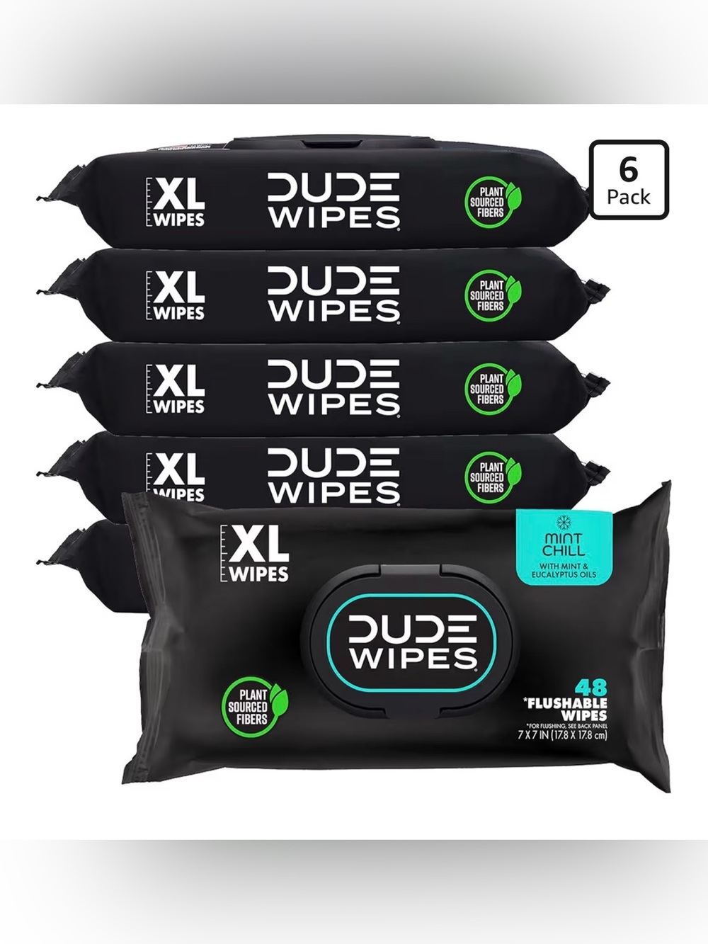 Dude Wipes XL Mint Chill - 6 pk (NEW!)